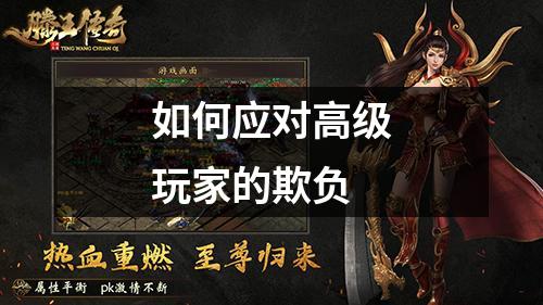 如何应对高级玩家的欺负