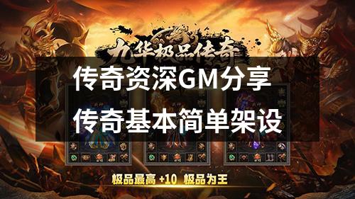 传奇资深GM分享传奇基本简单架设